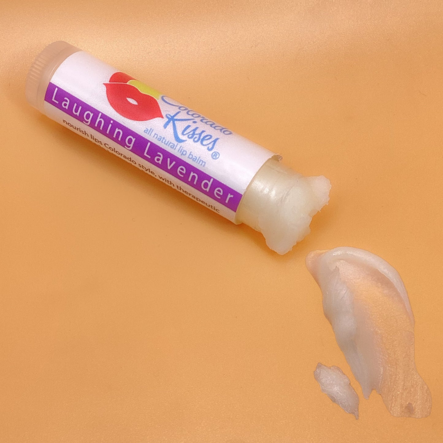 Laughing Lavender Lip Balm Handmade in USA
