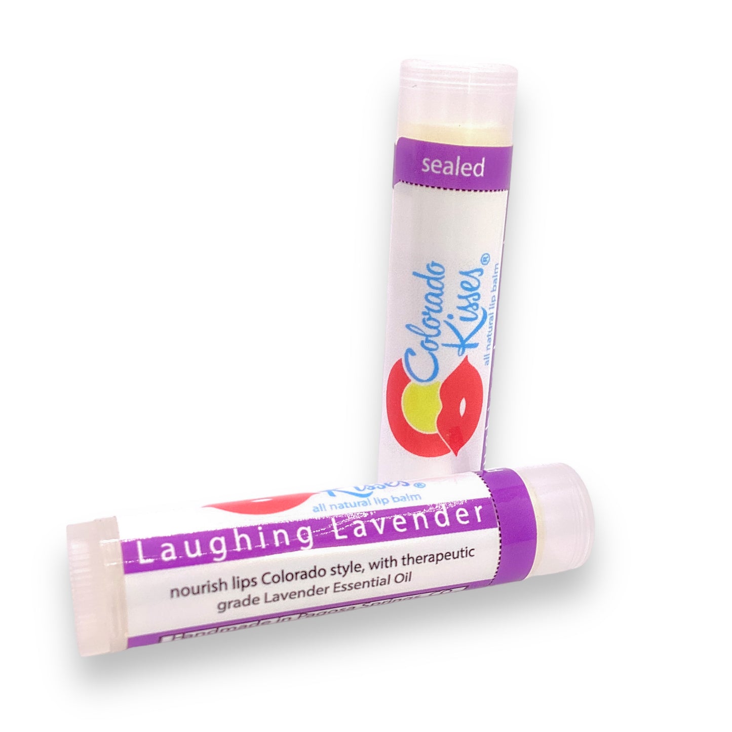 Laughing Lavender Lip Balm Handmade in USA