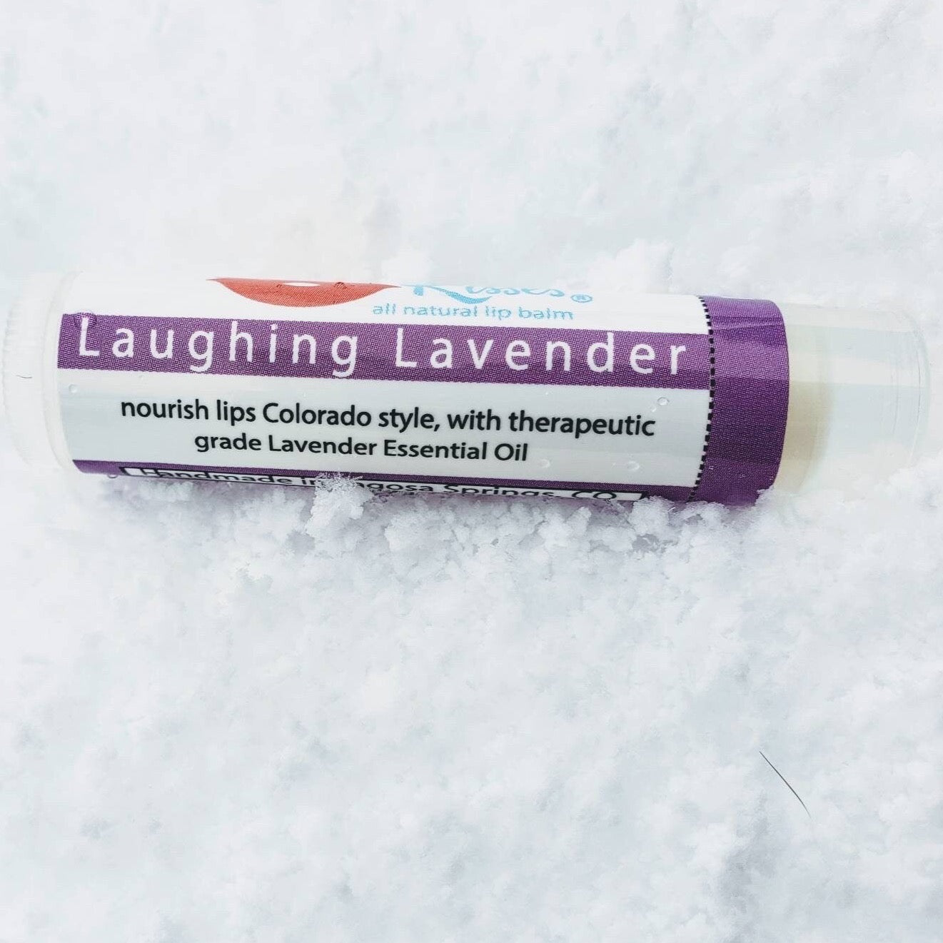 Laughing Lavender Lip Balm Handmade in USA